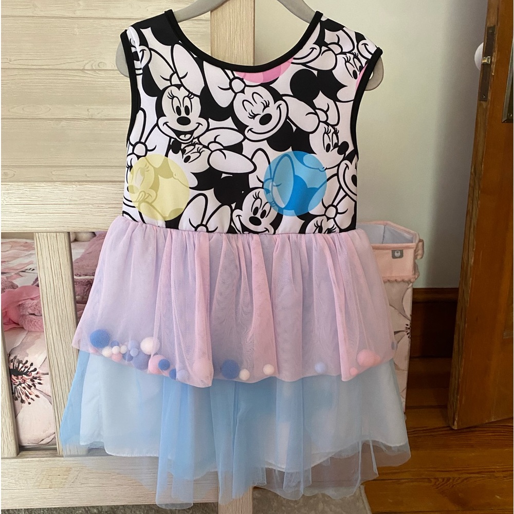 Pippa and Julie - Minnie Mouse Dress - Size 5T 🎀💖